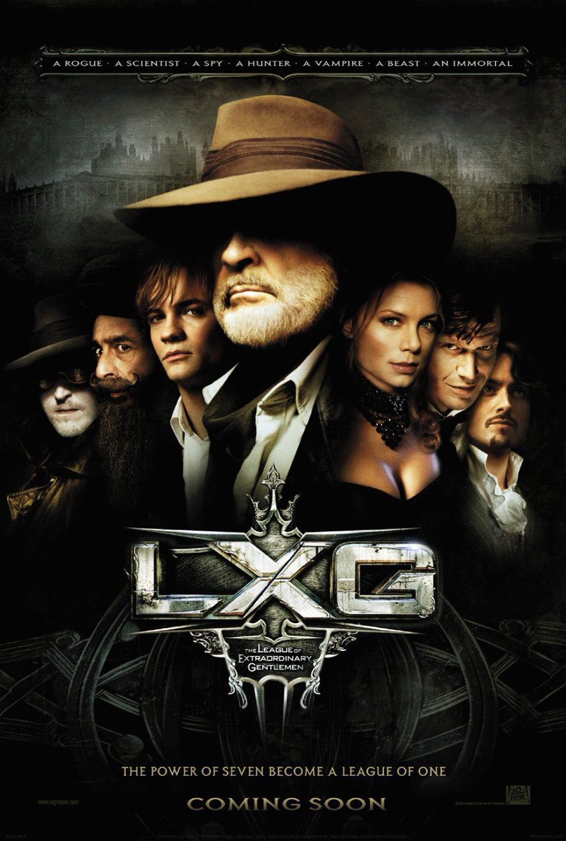 FilmNewsNos's tweet photo. 🎬MOVIE HISTORY: 21 years ago today, July 11, 2003, the movie ‘The League of Extraordinary Gentlemen’ opened in theaters!
#SeanConnery #NaseeruddinShah #ShaneWest #StuartTownsend #PetaWilson #JasonFlemyng #TonyCurran #RichardRoxburgh #DavidHemmings #TerryONeill #MaxRyan https://t.co/ULjDXLo5Lp