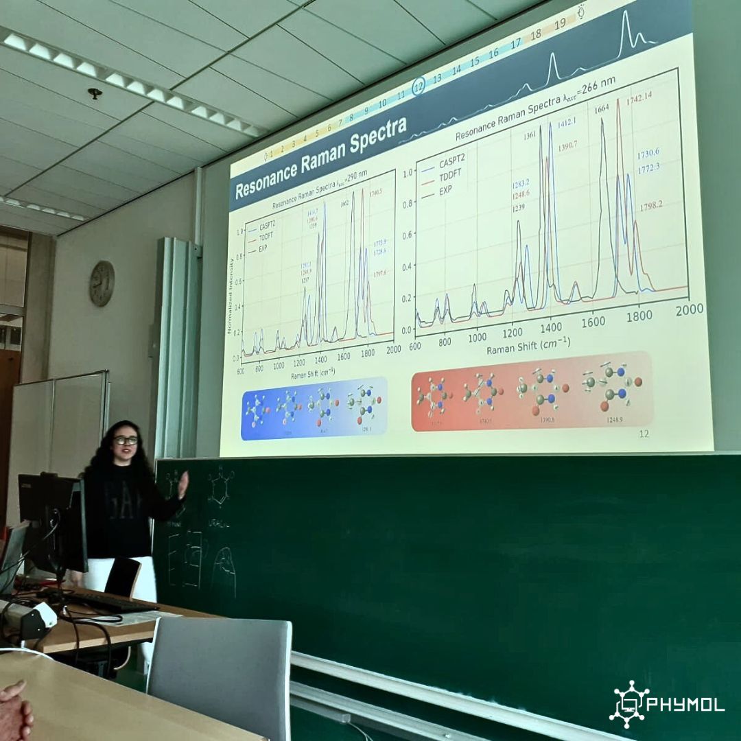 ✨ Exciting Talk: Raman Spectroscopy and DNA ✨

Marlene Bosquez from Eötvös Loránd University inspired us at Radboud University with her talk on "UV-Resonance Raman Spectroscopy in Thymine and Uracil," suggesting its potential to study DNA photo-damaging reactions. 🔬
#Research