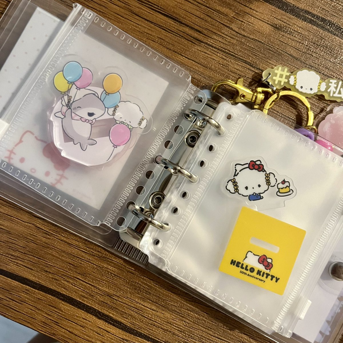 引用元を参考にお買い物🛍️ダイソーB8 3穴バインダー×元林コースター