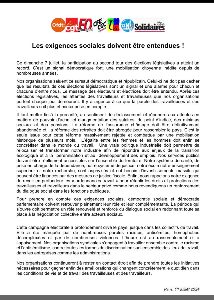 SNP-FO Direction tweet media