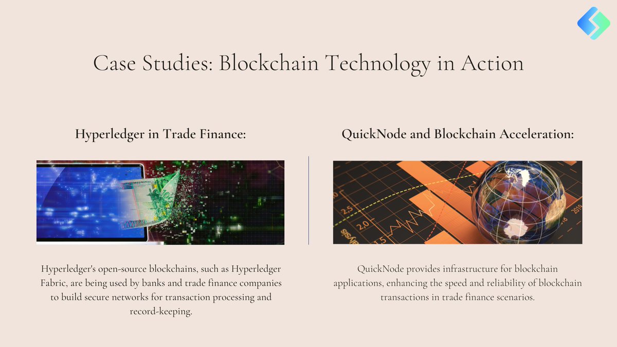 simplyfitech's tweet photo. AI and blockchain are shaking up trade finance! This dream team promises faster, safer, and more transparent transactions for businesses worldwide. Get ready for a revolution!

#AI #GenAI #Blockchain #TradeFinance #SimplyFi #Innovation #Technology #Automation https://t.co/xqOMyx0BJd