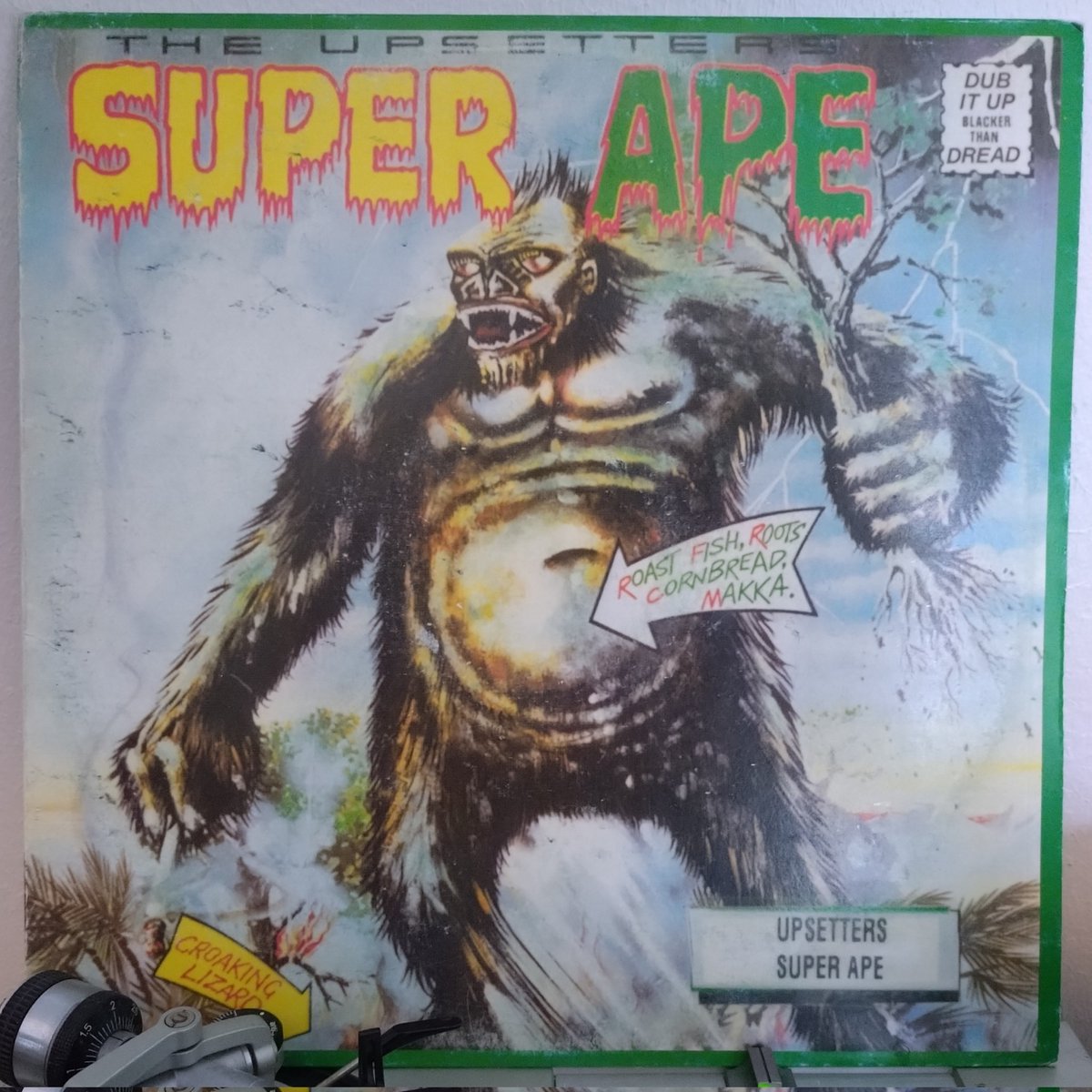 MVilenius's tweet photo. Listening through my record collection, 178.
Lee Perry - Super Ape, 1976. Either this or Police And Thieves was my first Lee Perry vinyl.
#vinylcollection #reggae #roots #dub #LeePerry #LeeScratchPerry #TheUpsetters #SuperApe https://t.co/x9lUU6F5MN