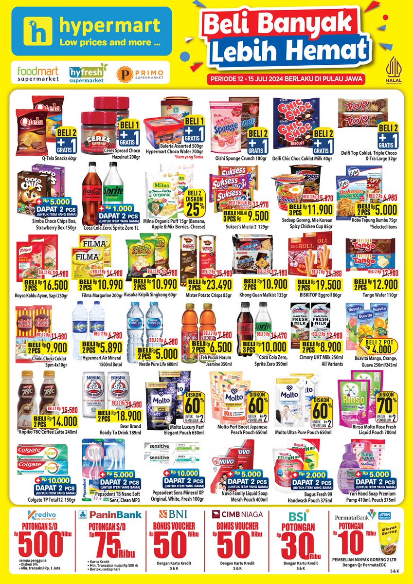 promojsm's tweet image. Promo Diskon Hypermart 12-15 Juli 2024 
Promo Selengkapnya disini  👇👇
 jsm-promo.com/2023/06/katalo…

#hypermart #jsmhypermart #promohypermart #katalogpromo #katalogpromosi #promojsm #promo #diskon #jsmpromo #promojsm #JSM