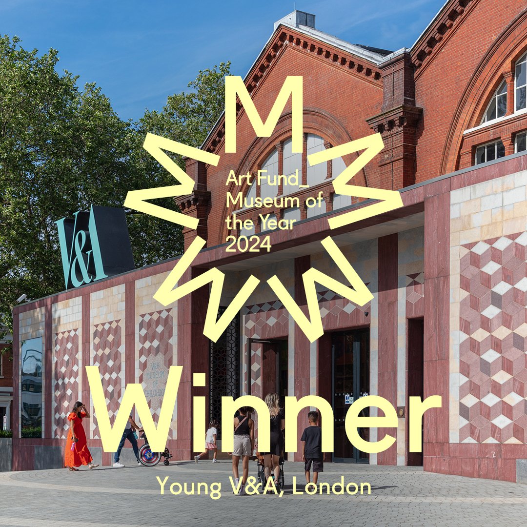 Huge congratulations to <a href="/young_vam/">Young V&A</a>  on being named @ArtFund #MuseumOfTheYear 2024! Great achievement and well deserved!  🥳🥳🥳