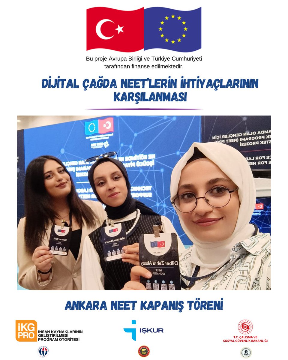 neet_gaun's tweet photo. 3⃣
NEET PRO Projesi Kapanış Konferansı gerçekleştirildi. Konferansta, proje boyunca elde edilen kazanımlar ve sonuçlar paylaşıldı, hibe projelerinin uygulanma süreçlerinde elde edilen deneyimler aktarıldı.
3⃣
#neetpro #neetproumutverecek #ntmyo https://t.co/JszGc3IRZ1