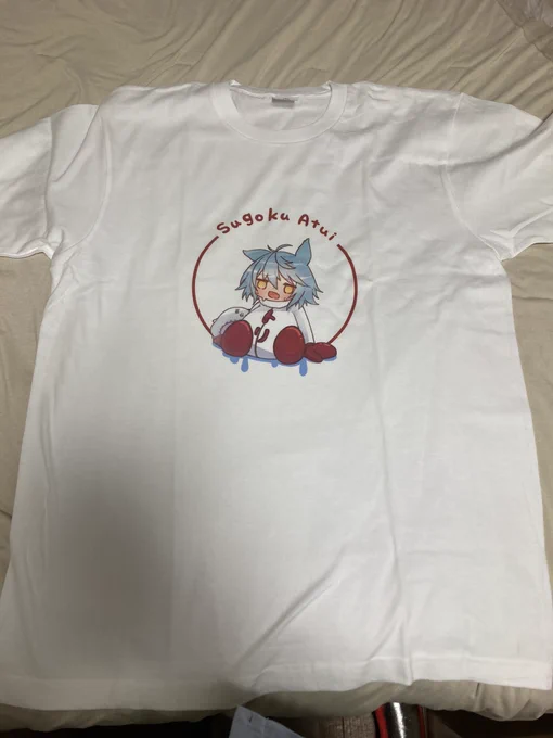 Tシャツが届いたよ!!⸜(* ॑  ॑* )⸝  #コミケ104 #アズレン