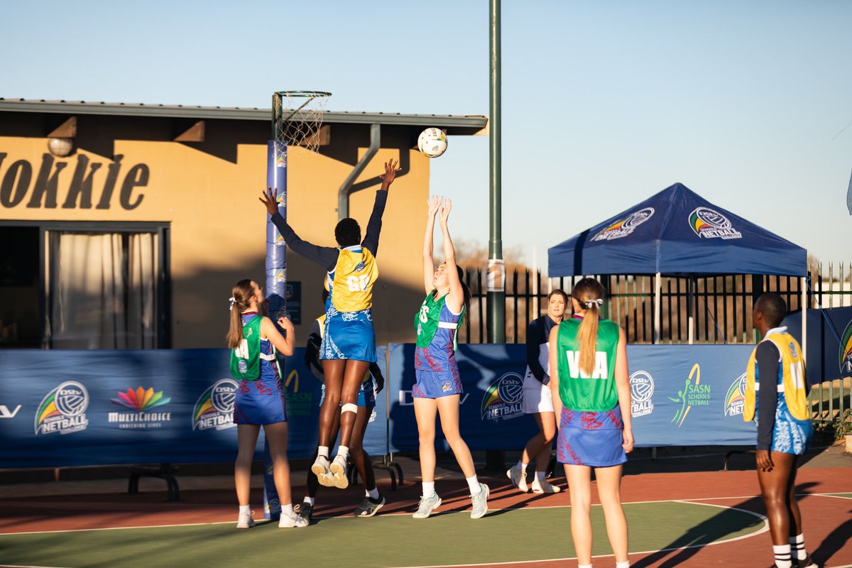 DStvNetball's tweet photo. The stage is set, the teams are ready!
Itโs day one of the #DStvNetballChallenge at Hoerskool Florida in Roodepoort. Catch all the live action on @SuperSportTV Ch. 216 and on the @ss_schools app. https://t.co/gCsHRz57Mu