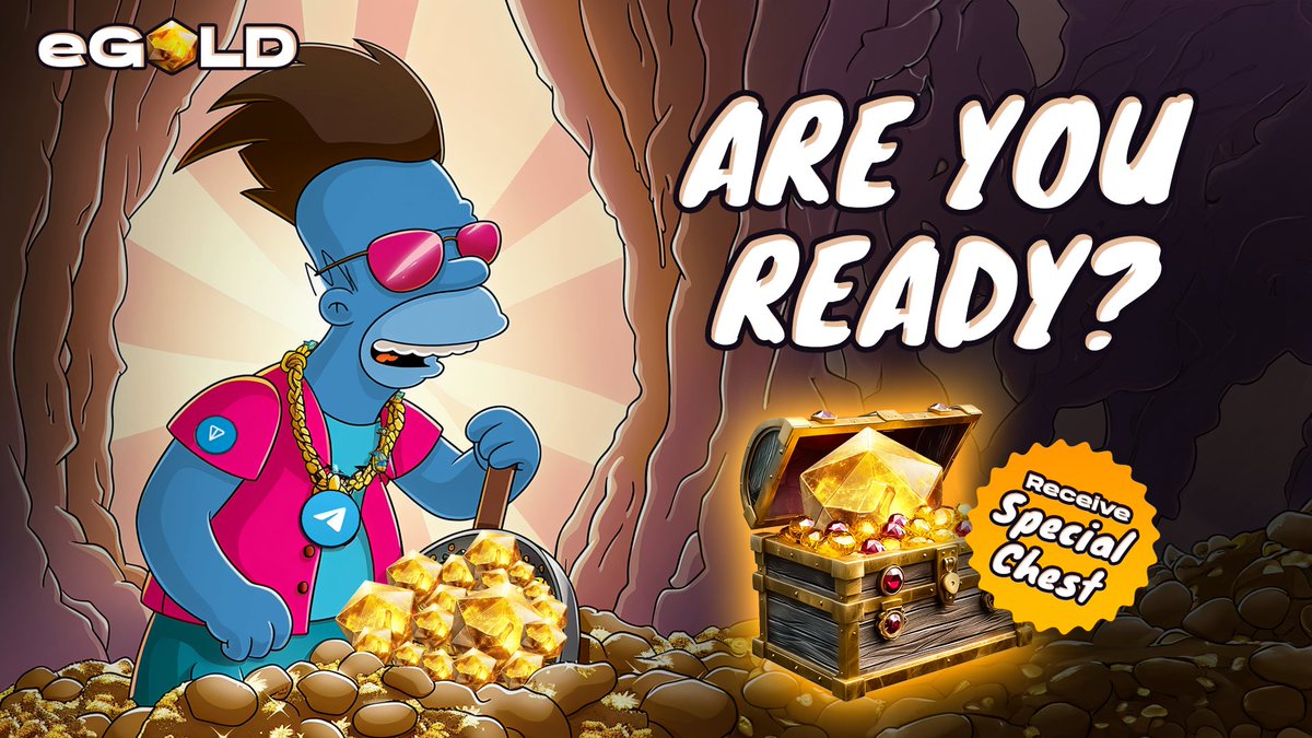 🌟The Special Chest🌟

Hey eGOLD Miner, feeling curious? 

Rumor has it that something legendary is about to take flight. A new era might be on the horizon! 

Are you ready? The first 2,222 early miners will receive a special chest.