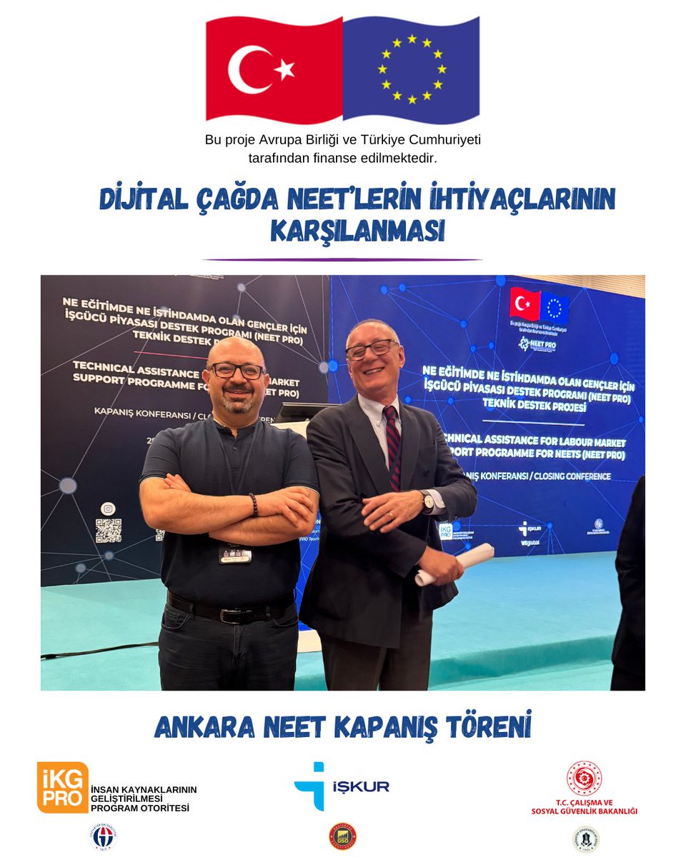 neet_gaun's tweet photo. 2⃣
NEET PRO Projesi Kapanış Konferansı gerçekleştirildi. Konferansta, proje boyunca elde edilen kazanımlar ve sonuçlar paylaşıldı, hibe projelerinin uygulanma süreçlerinde elde edilen deneyimler aktarıldı.
2⃣
#neetpro #neetproumutverecek #ntmyo https://t.co/pCcWDmsUV9