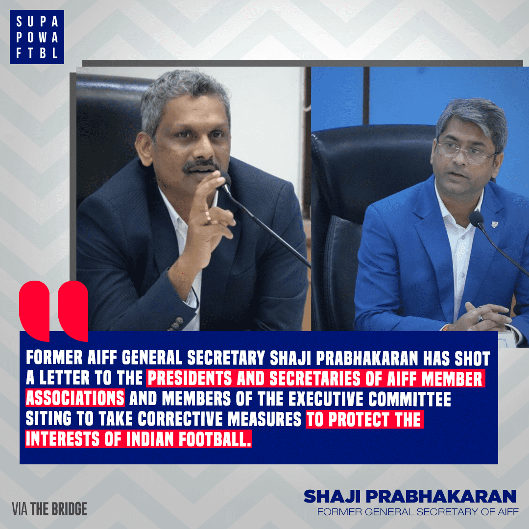 SuperpowerFb's tweet photo. Indian football is in a state of chaos and mess. 🤯😨
#aiff #kalyanchaubey #indianfootball #allegations #scadal #president https://t.co/jq5vtywKkE