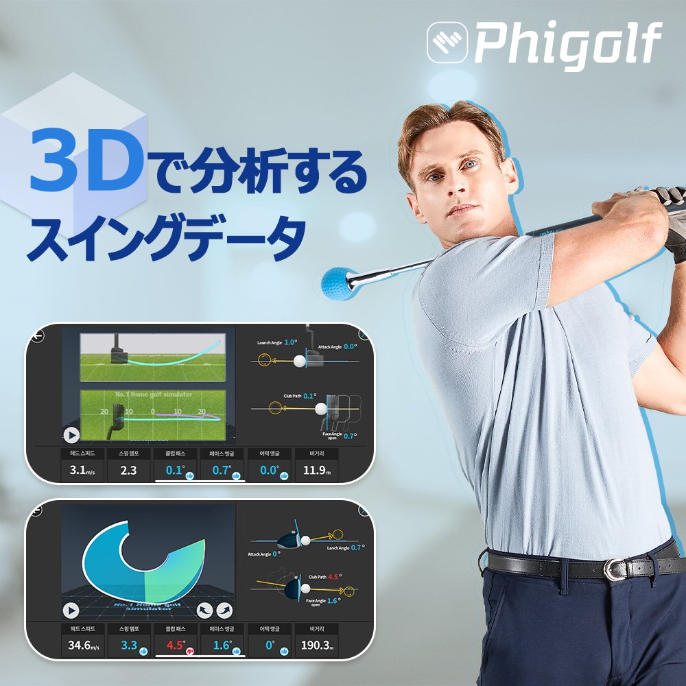 sunwooprize's tweet photo. #PR #phigolf2
家族や友達と楽しめる「ファイゴルフ2」は、本格的にゴルフをする方やダイエットを楽しみたい方におすすめです⛳✨
スイングを精密に分析し、スイング軌道・ヘッドスピード・クラブ軌道・飛距離などのデータを、細かく確認することができます📝👀
↓ https://t.co/6oDJxTXJ7Y