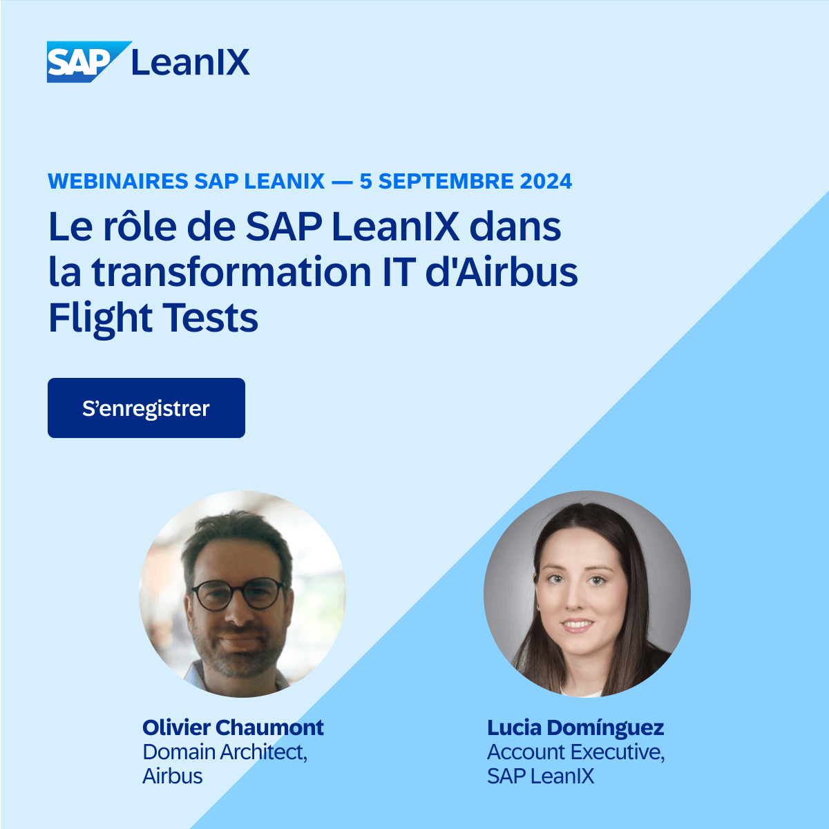 SAPLeanIX's tweet image. 💥Partage d&apos;expérience : Airbus
Avant de partir en vacances, n&apos;oubliez pas de vous inscrire à notre prochain webinaire sur où nous serons heureux de recevoir Olivier Chaumont, Domain Architect chez Airbus. 👇
hubs.ly/Q02FQBBs0