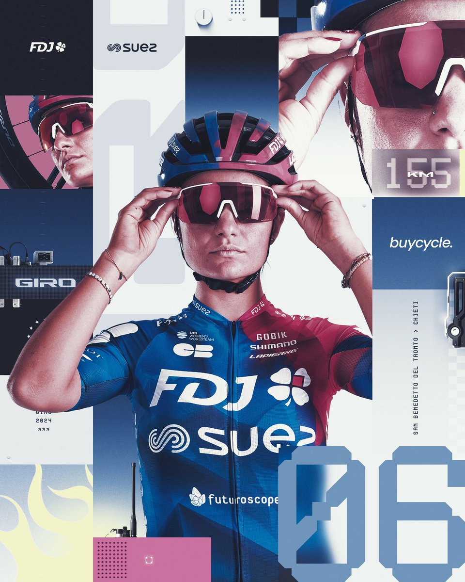 On our way to conquer the sixth stage of the <a href="/girowomen/">Giro d'Italia Women</a> 🫡