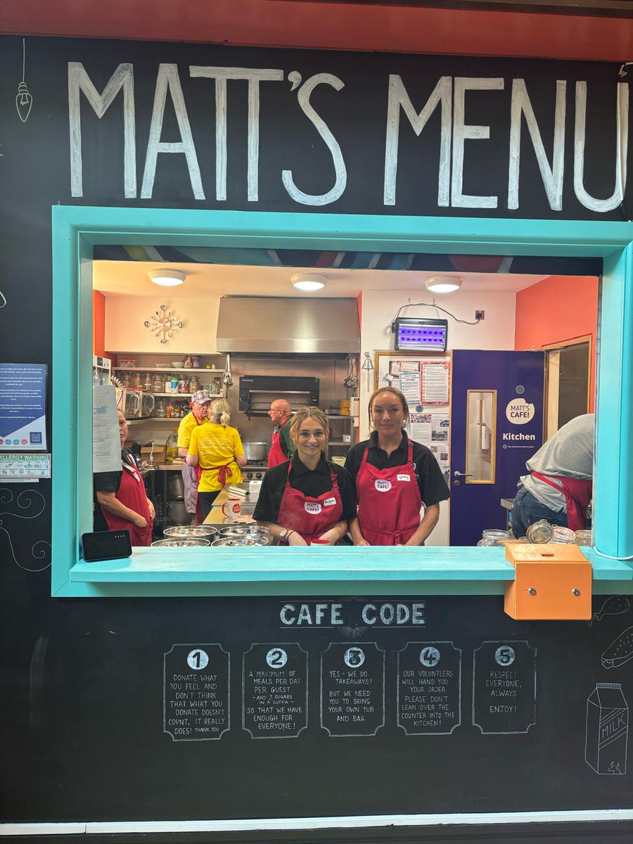 We're very proud of our team for volunteering at our Charity of the Year, <a href="/MattsHouseSA1/">Matthew's House</a> , on a monthly basis to make a difference in our community. This month, Lyndsey and Rhianna  dedicated their time to preparing food in the kitchen and ironing.