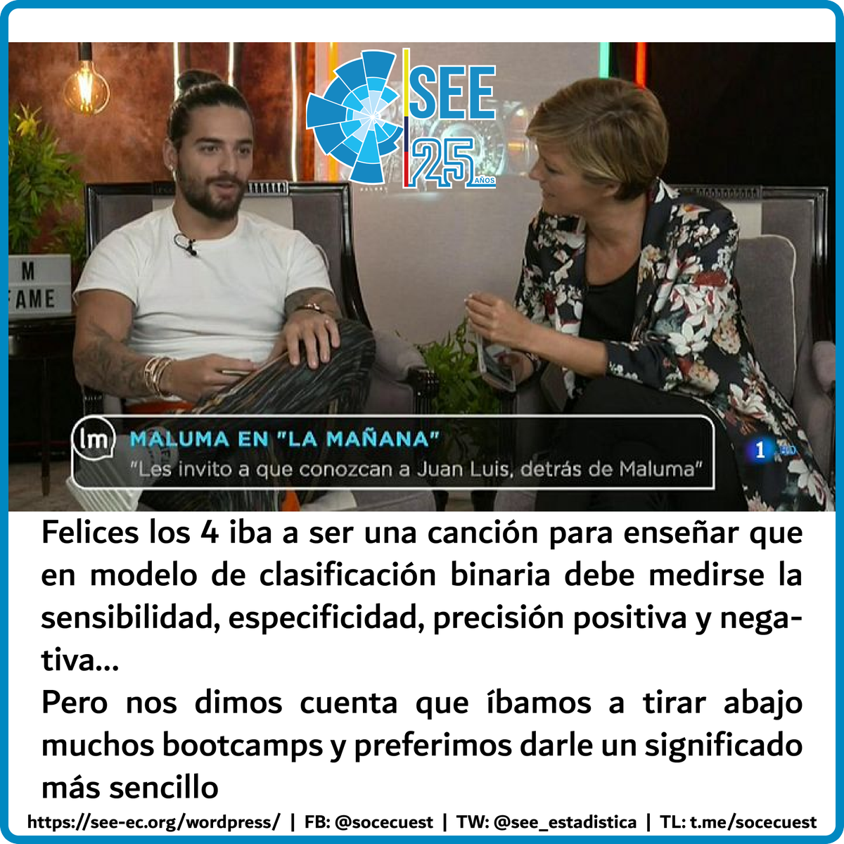 see_estadistica's tweet photo. En entrevista exclusiva con StatLuma, nos habla de su canción Felices los cuatro
#DataScience | #Estadistica | #CienciaDeDatos | #python | #rprograming | #analisis | #inteligenciaartificial https://t.co/7Y5VVqWZUV