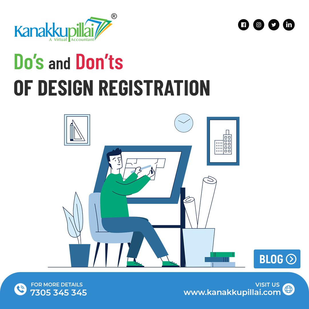 Kanakkupillai7's tweet image. Learn the Do&apos;s ✅ and Don&apos;ts 🚫 of Design Registration!👨‍🏫Check out the full blog for all the tips and tricks you need to protect your creative work! 🎨
Read More:shorturl.at/2RewY
Contact us: wa.me/917305048476
#designregistration #designprotection