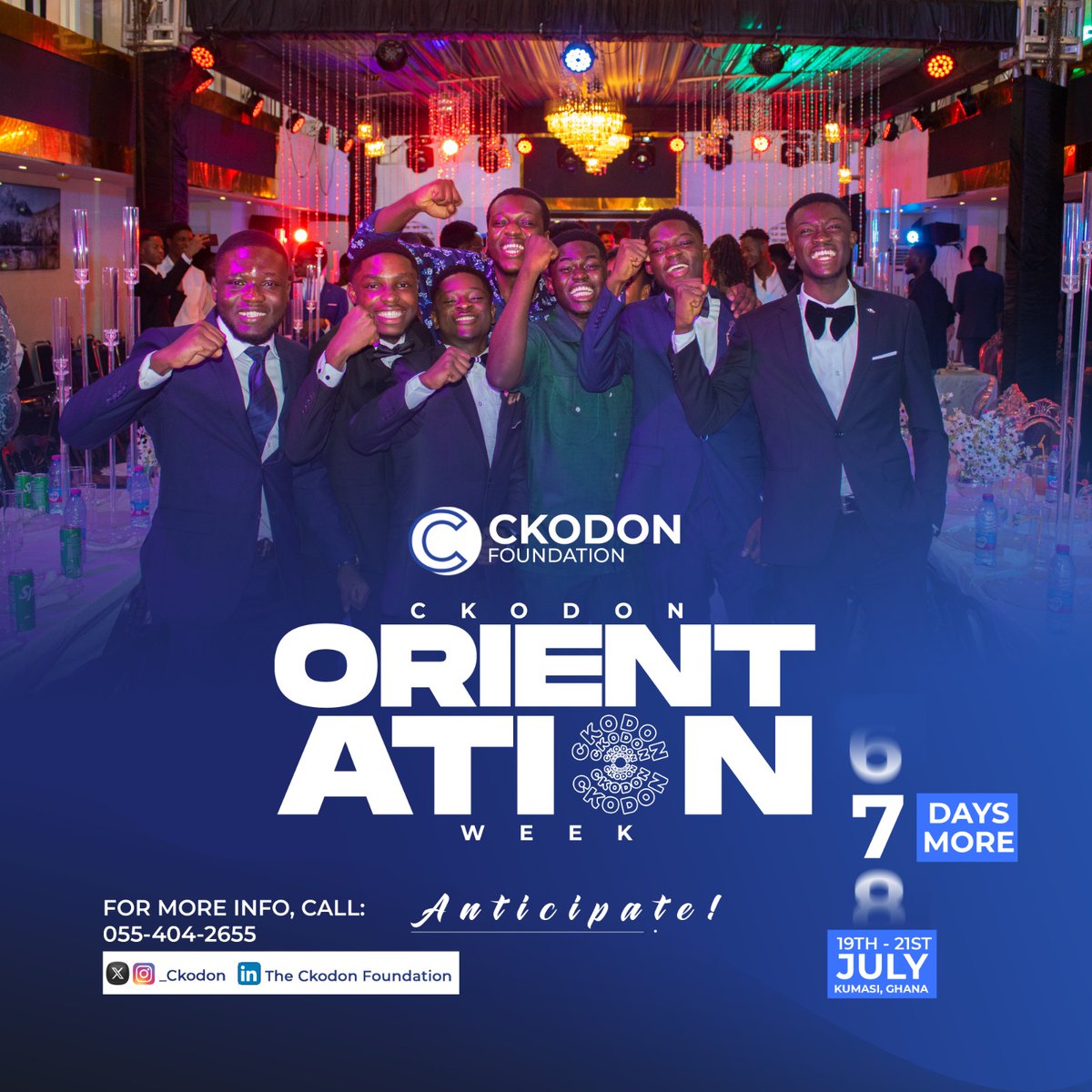 The countdown has begun!
#CkodonOrientationWeek is coming 🔥