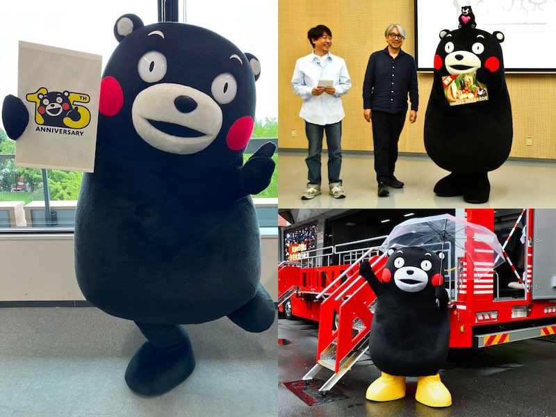 KUMAMOTO_FIGHT's tweet image. 15周年記念ロゴが決定したモン！
“生みの親”小山薫堂さん＆水野学さんと
記念撮影も
【6月のくまモン】
allabout.co.jp/gm/gc/504822/?…