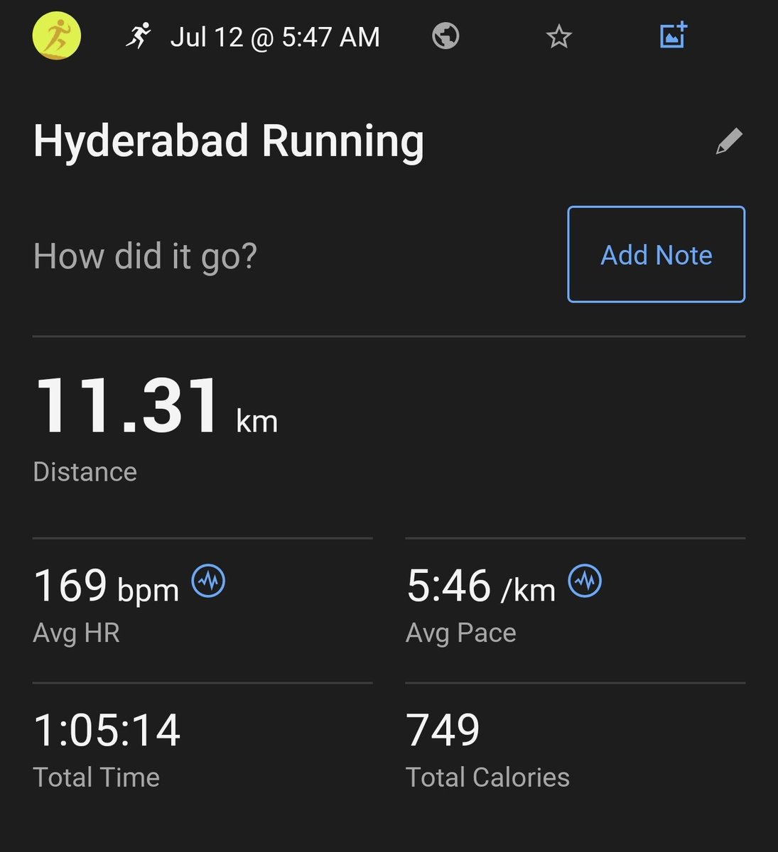 databaaj's tweet photo. #FastFridayRun of 11 Kms empty stomach & barefoot targeting a pace of 6:00. Achieved 5:46. Yet another sub-60 10K.
No hydration needed due to cool weather. But felt exhausted.
#HappyFriday. Keep π!
#Pledge24
#RunningTwitter #ARStats2024 https://t.co/6MhM6Fv9pr
