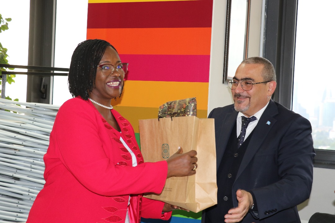 UNAIDSET's tweet photo. Farewell to Dr. Françoise Ndayishimiye, UNAIDS Country Director in Ethiopia! Yesterday marked her last UNCT meeting, with a surprise farewell from colleagues. Her contributions to UNCT Ethiopia were celebrated. Our very best wishes for her work in Chad! #UNAIDS #Ethiopia #Chad https://t.co/qaiZQwTksa