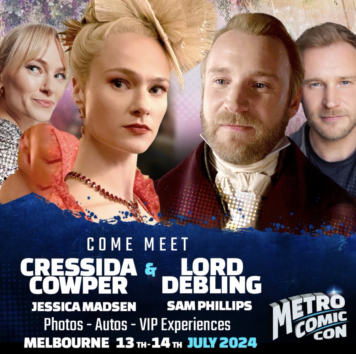 Ness Cryer (@lochness007) on Twitter photo 🚨🚨 ATT: Aussie #Bridgerton fans!! 🚨🚨
Jessica Madsen & Sam Phillips aka Cressida Cowper & Lord Debling are dropping by <a href="/theprojecttv/">The Project</a> tonight ahead of their appearance at this weekend’s <a href="/MetroComicCon/">MetroComicCon</a>
Tune in from 630pm on Network TEN #TheProjectTV 🚨🚨 ATT: Aussie #Bridgerton fans!! 🚨🚨
Jessica Madsen & Sam Phillips aka Cressida Cowper & Lord Debling are dropping by <a href="/theprojecttv/">The Project</a> tonight ahead of their appearance at this weekend’s <a href="/MetroComicCon/">MetroComicCon</a>
Tune in from 630pm on Network TEN #TheProjectTV