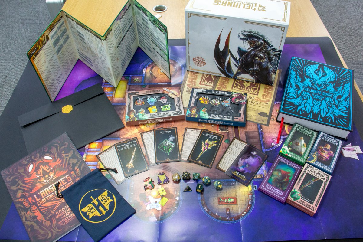 longpackgames's tweet photo. A masterpiece like this.
A masterpiece like this.
Heliana’s Guide to Monster Hunting.

#longpack #boardgames #tabletopgames #manufacturing #bgg #kickstarter #crowdfunding #Brettspiel #ボードゲーム #jeux #桌遊 #桌游 #ProjectWeLove #RPGGEEK #RPGG #TTRPG #DnD #DnD5e #5E https://t.co/bpMbl5jVrw