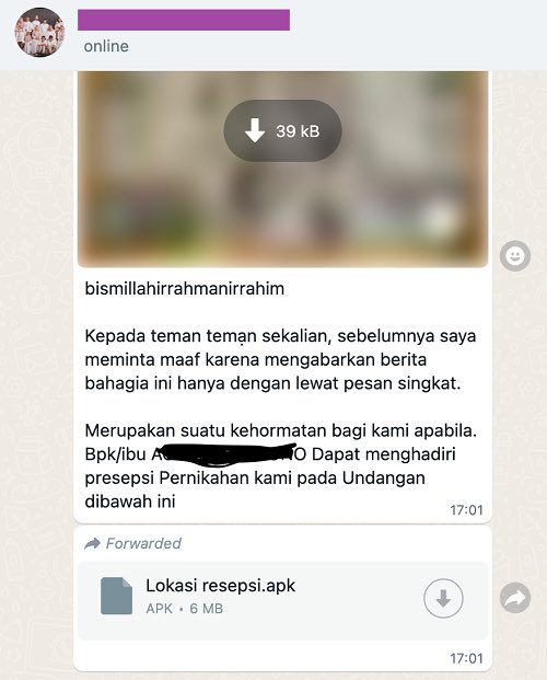 TI_ESC's tweet photo. During our research of the malicious #telegram bots, we discovered a huge layer of attacks on #Indonesia. In our new report, we explored #android #malware, which is able to collect SMS,  notifications and send it to hackers's telegram bots.

https://t.co/KJzl2M4Cy7 https://t.co/nTbCDmBSvg