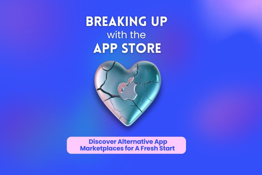 Onside_io's tweet photo. Navigating the #iOS #AppMarketplace can feel like managing a toxic relationship for many #devs and #publishers. 

With the #DMA restricting anti-competitive behaviors, alternative app marketplaces can thrive. Learn more here: https://t.co/VFAZ2nvpLn https://t.co/45pG2AN2vK