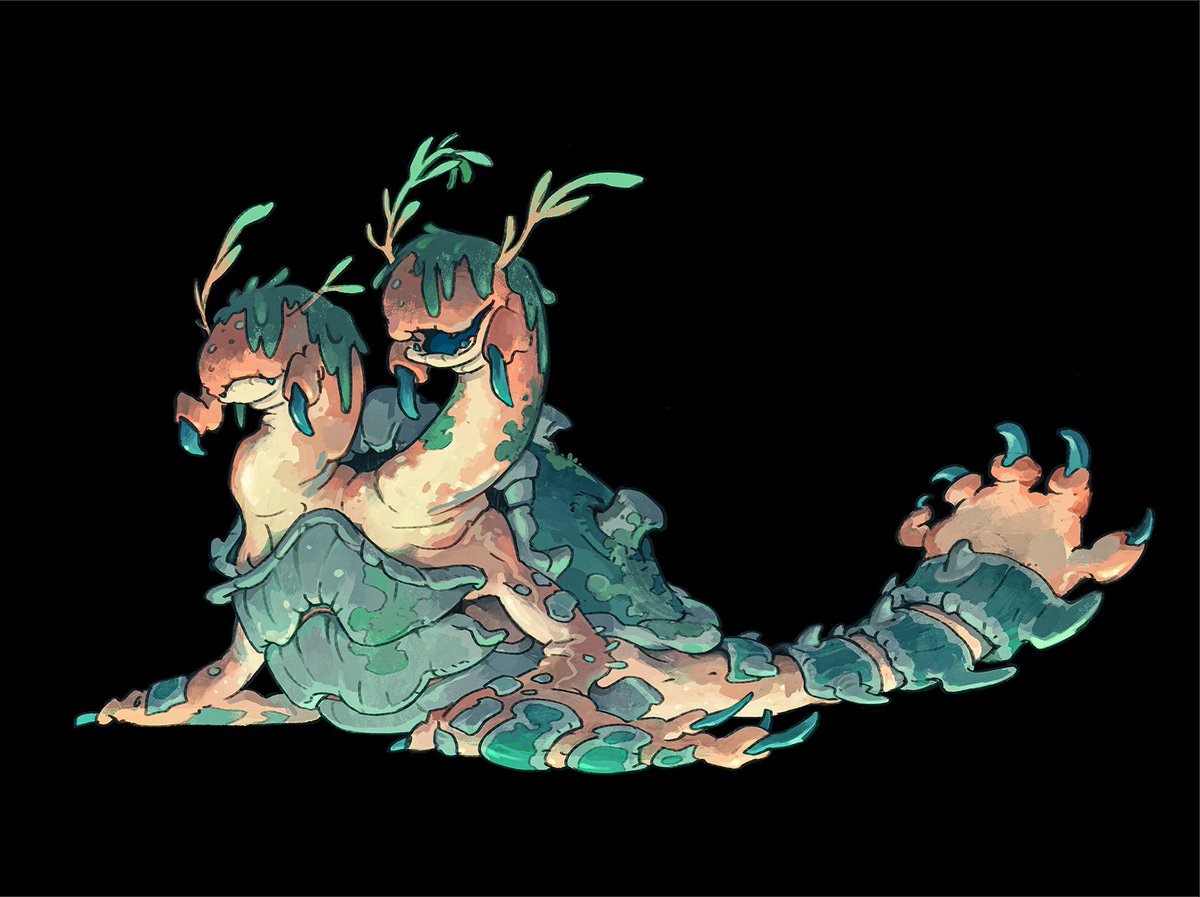 EdwigeStoll's tweet photo. The duaergarhydra my roleplayer faced as their first mini boss in the first Dnd campaign I'm running https://t.co/GwuUw81og7