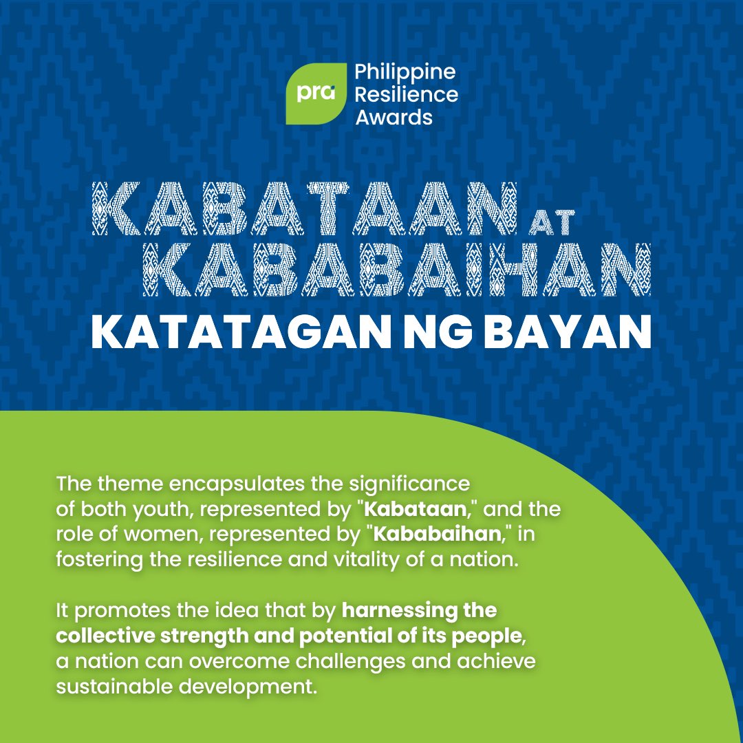 Philippine Resilience Awards tweet media