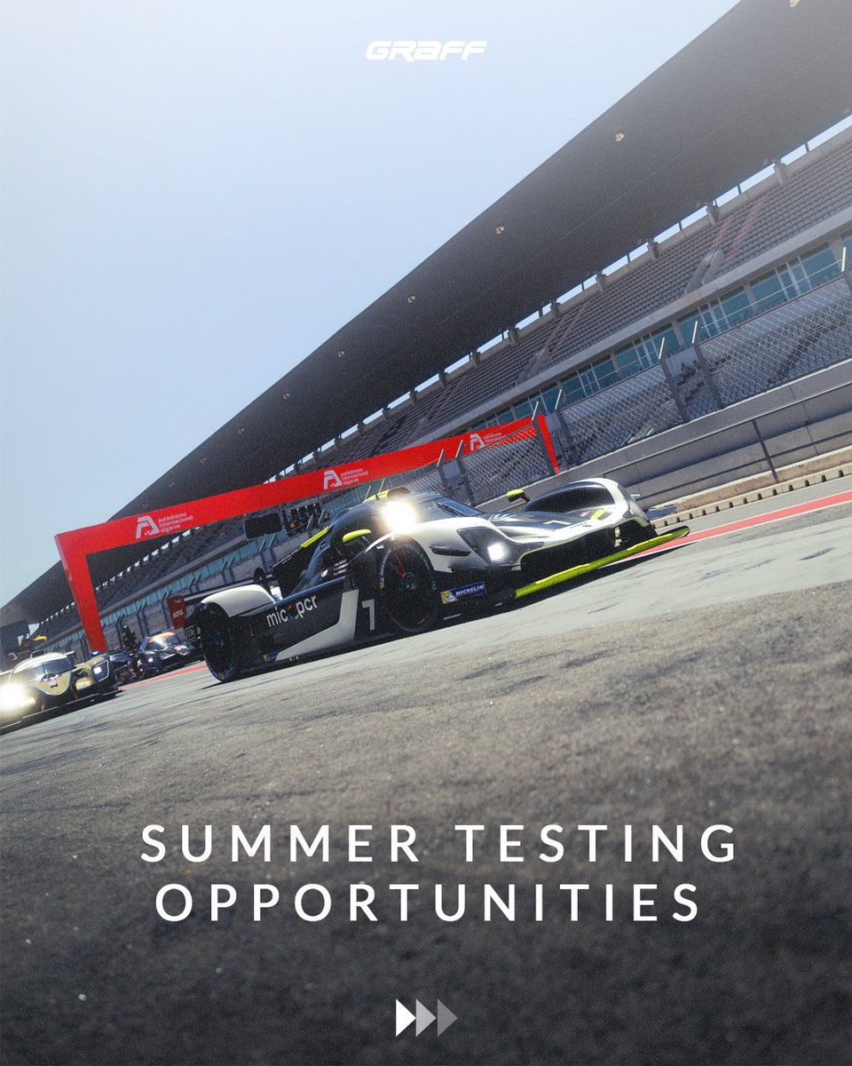 GraffRacing's tweet image. ☀️ Summer testing days

If you are looking for training opportunities or for an endurance programme in 2025, join our tests in NP02 on the best circuits in Europe!
_
#NP02  #Endurance #TestDays