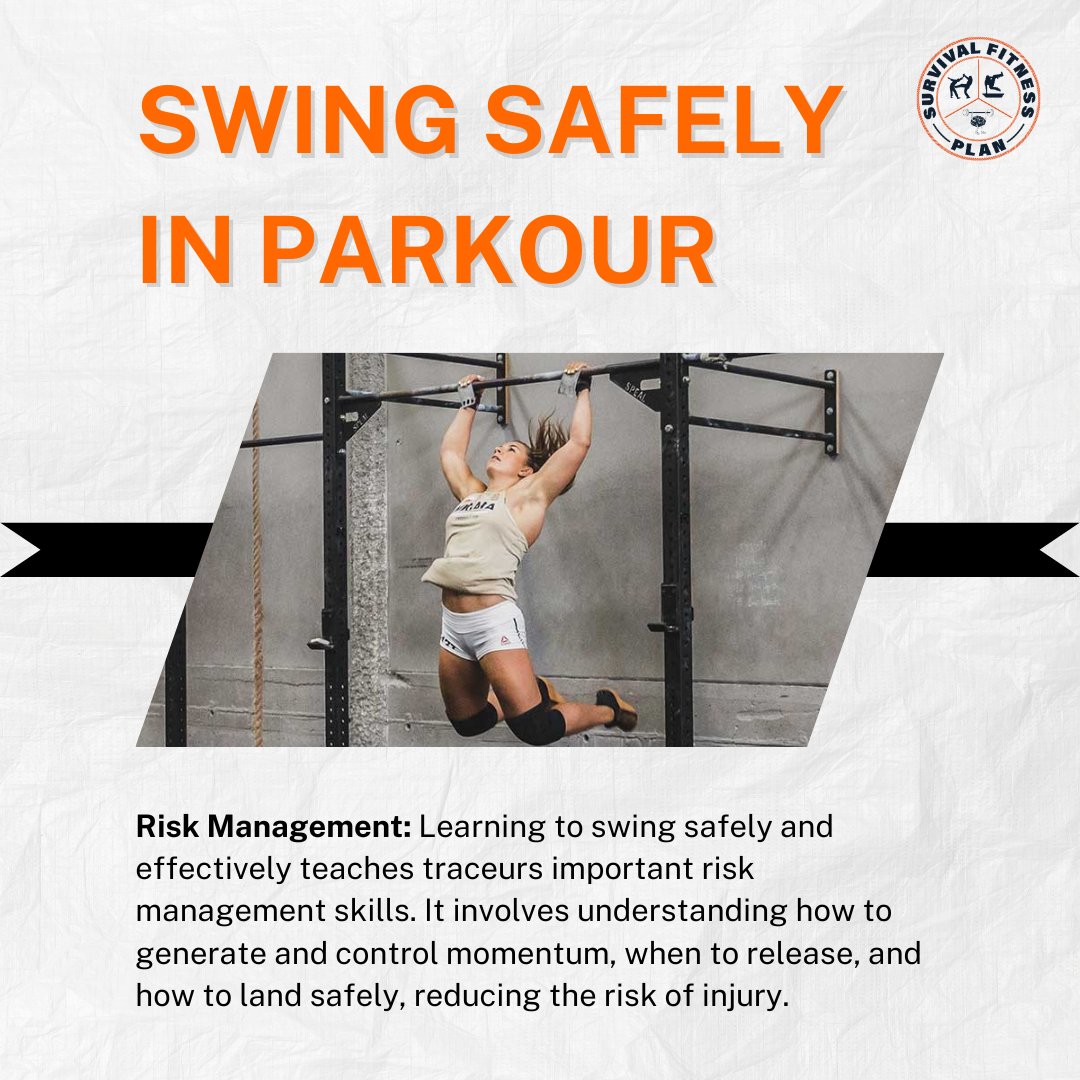 samfuryoriginal's tweet image. Explore the art of safe swinging in parkour! 🌟💪 From generating momentum to precise landings, mastering these skills enhances your safety and performance. Dive into our training methods and elevate your game! 🌿 #SwingSmart #ParkourSafety