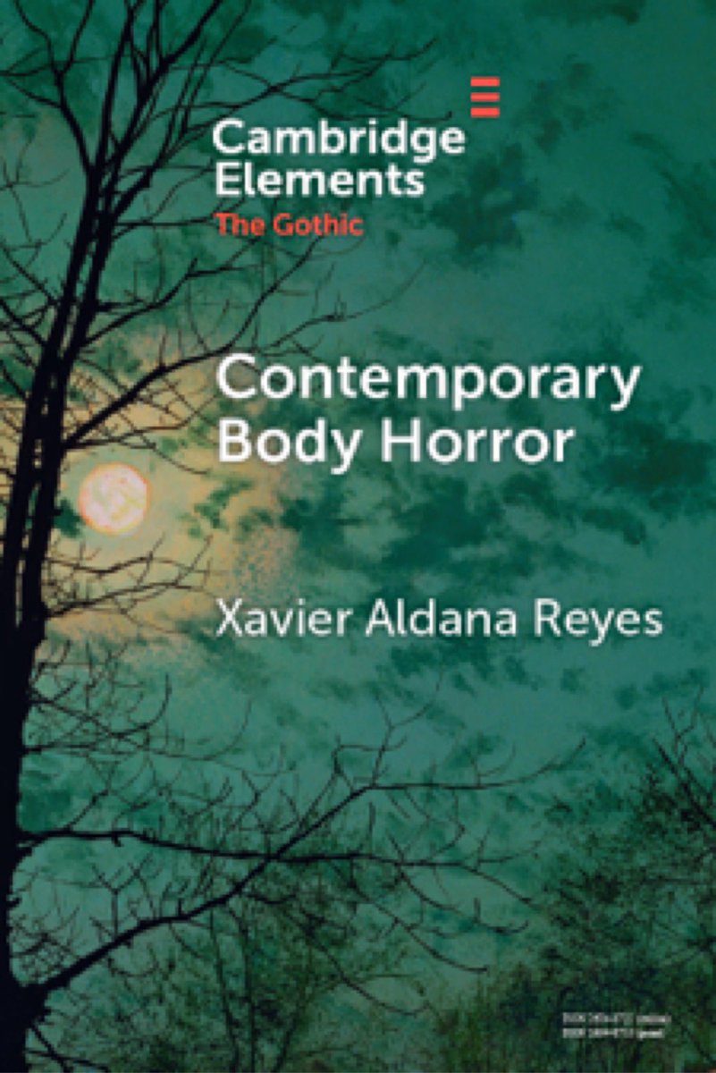 To mark the end of the ‘Contemporary Body Horror’ course, I’m delighted to share the news that the book it was based on should be out soon! #gothic #horror #horrorstudies #bodyhorror