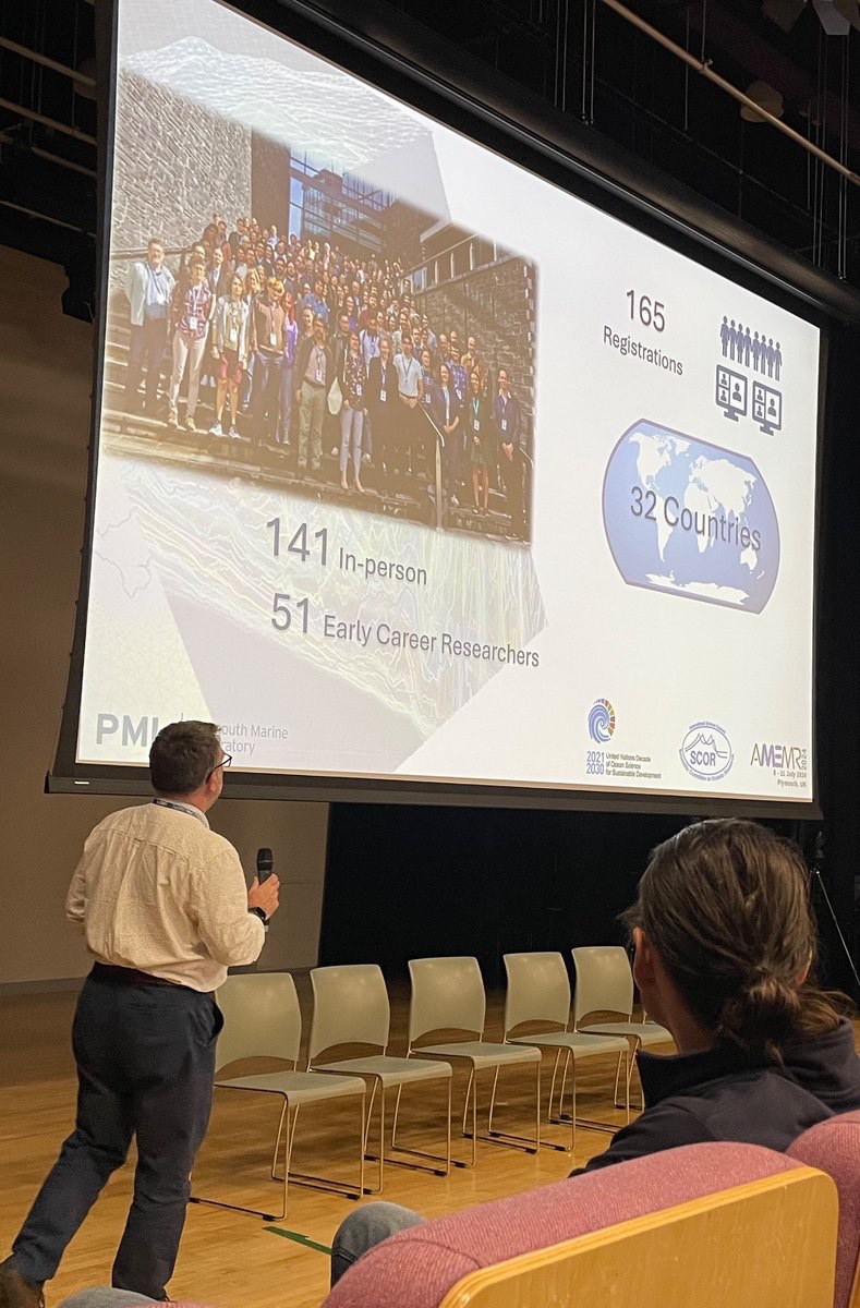 rhiannonmortonn's tweet photo. Amazing week listening to talks and discussions @AMEMR_updates 2024 🌊🐠🐳☀️. Lots to think about for modelling in marine sciences 💻. See you again in 2027. @PlymouthMarine https://t.co/Hoin9apDBr