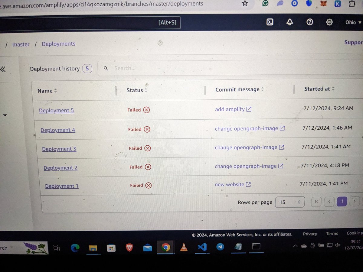 guyineza's tweet image. Deploying on #awsAmplify an app in #NextJs14 can&apos;t be so challenging...since yesterday.