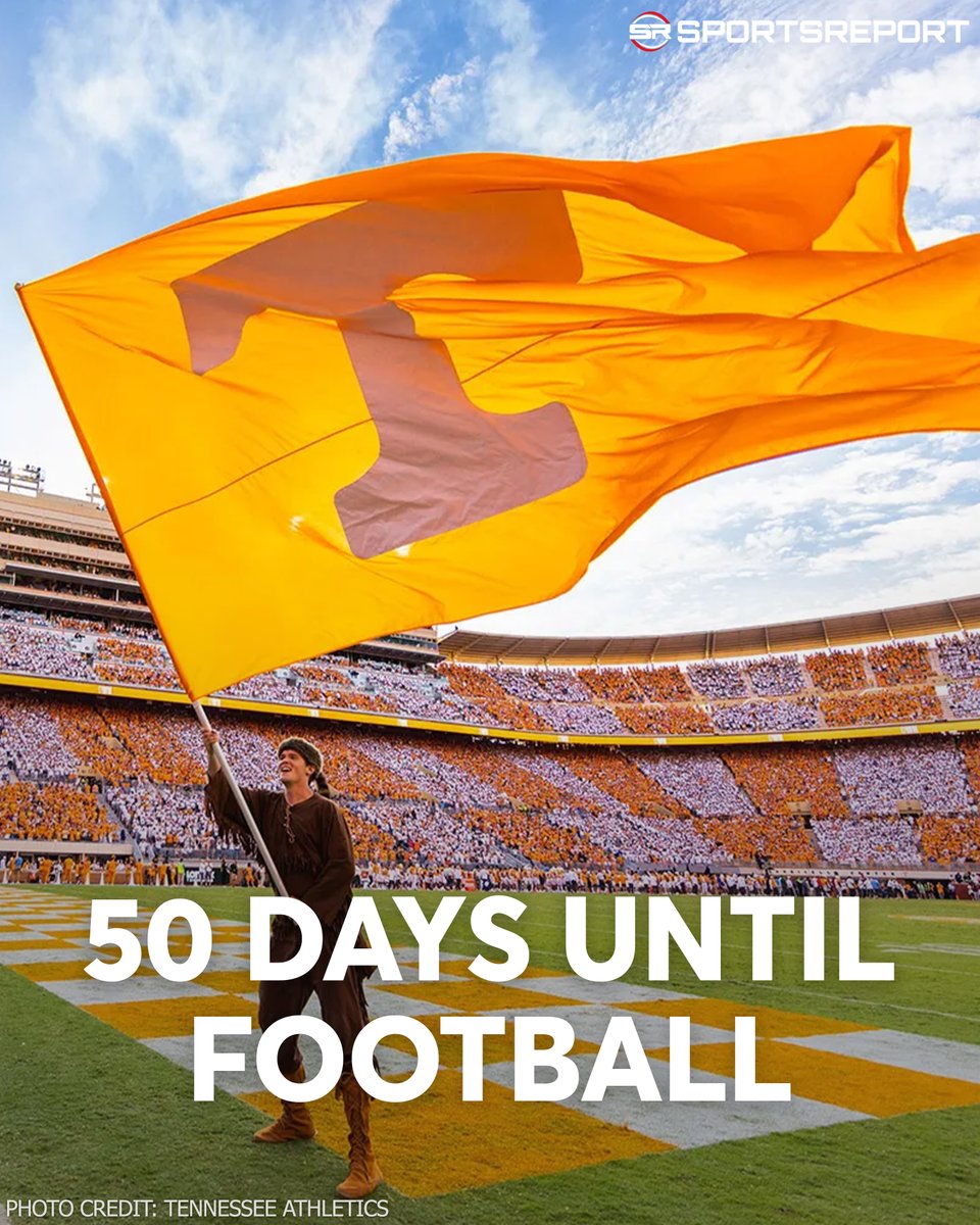 Only 50 Days until #Tennessee Football!!! #GBO