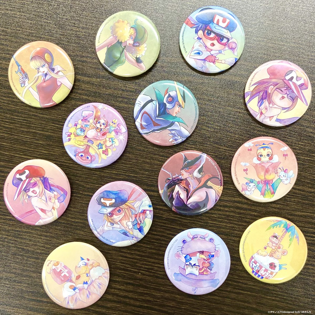 なつめさんち タツノコプロ 関東鉄道 缶バッジ 株式会社A3 総合イベント情報 on X