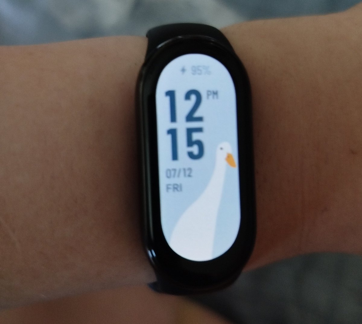 some_pidor's tweet image. Сегодня забрала новые часы, комплектация стандартная, сравнила со старыми часами и установила заставочку с гусем