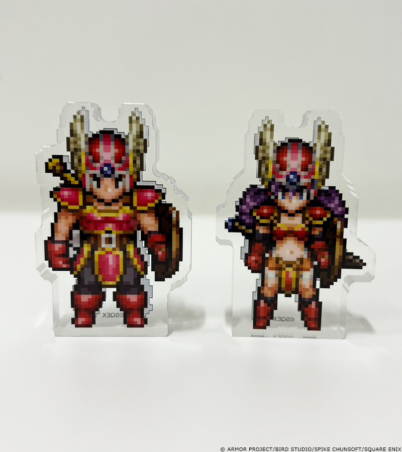 ドラクエ1＆2とドラクエ3 コンプリートセットのアクリルブロック