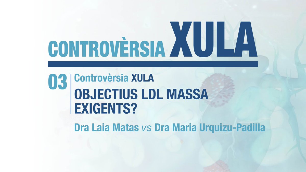 0⃣3⃣#ControvèrsiaXula 🩺 Les Dres Laia Matas <a href="/LaiaMatas2/">Laia Matas p</a> i Maria Urquizu-Padilla <a href="/murquizupadilla/">Maria Urquizu</a> ens parlen dels OBJECTIUS LDL MASA EXIGENTS?  👇👇👇
🔗 YouTube: youtu.be/ZA12ixfHFWM?si…
🔗 Web de la XULA: lipidsxula.wixsite.com/website/contro…
#XULA #XarxaUnitatsLípidsiArteriosclerosi  #LDL