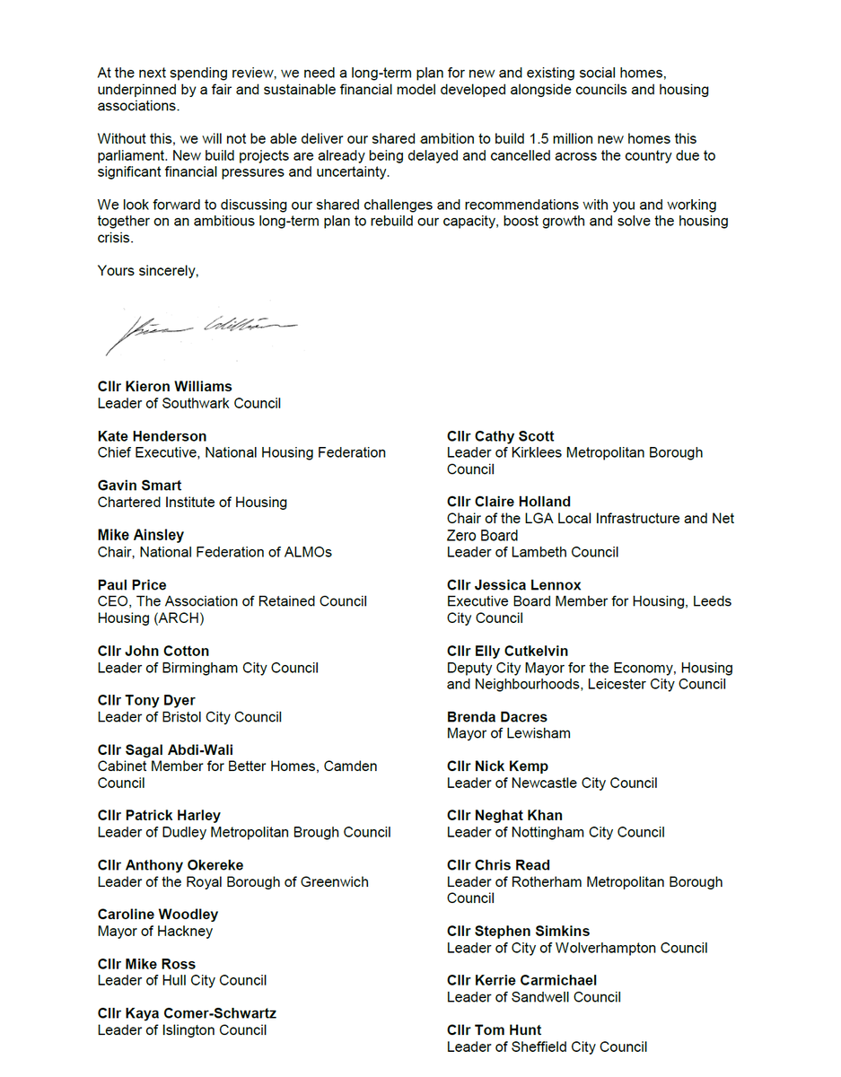 National Housing Federation (@natfednews) on Twitter photo Today we wrote a joint letter to <a href="/AngelaRayner/">Angela Rayner</a> calling for urgent action to rebuild capacity in #SocialHousing after years of cuts.
This is vital to deliver <a href="/UKLabour/">The Labour Party</a> ambition of a generation of new social homes, boost growth & solve the #HousingCrisis
housing.org.uk/resources/open… Today we wrote a joint letter to <a href="/AngelaRayner/">Angela Rayner</a> calling for urgent action to rebuild capacity in #SocialHousing after years of cuts.
This is vital to deliver <a href="/UKLabour/">The Labour Party</a> ambition of a generation of new social homes, boost growth & solve the #HousingCrisis
housing.org.uk/resources/open…
