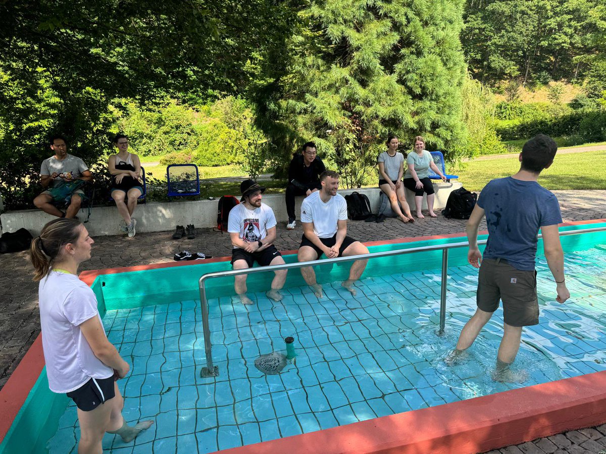 Lab retreat 2024 - work, drink, hike and kneippe in Pfalz