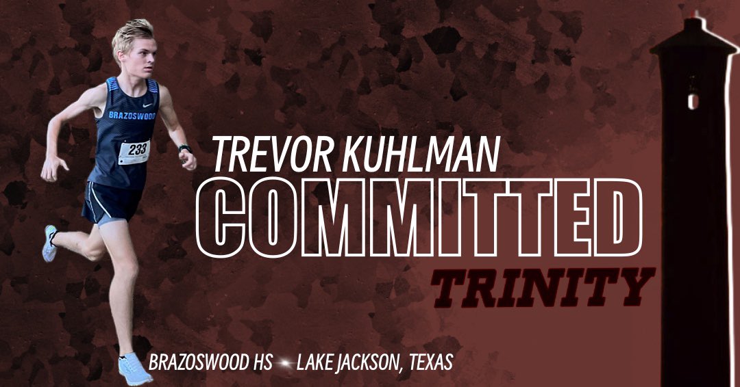 TUXC would like to welcome Trevor Kuhlman from Brazoswood High School! He's coming from Lake Jackson, Texas and is joining the distance squad.