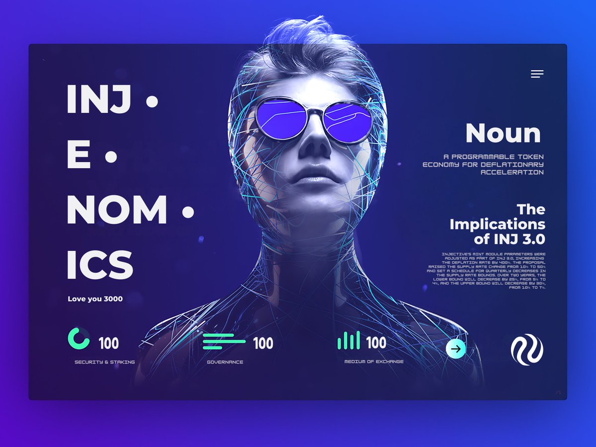 00xKakashi's tweet image. 𝗜𝗻𝗷 • 𝗲 • 𝗻𝗼𝗺 • 𝗶𝗰𝘀 🥂

Study is considered incomplete until you study something good..

Yup, it&apos;s time to study #injenomics, this thread 🧵 provides a comprehensive analysis of the token economic design of @injective native asset, $INJ

1/ Let&apos;s begin