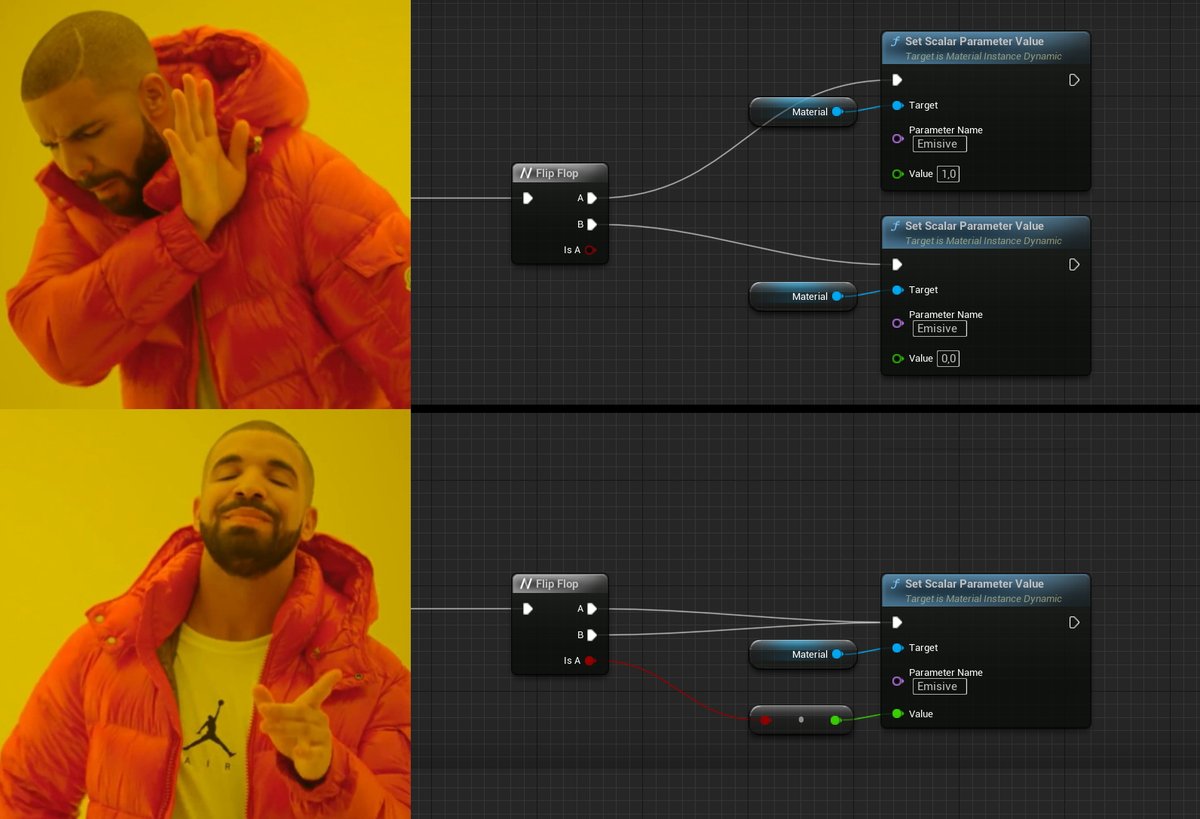 Bart_Kamski's tweet image. I think I've got the peak of Unreal Blueprints programing skills. #ue4 #ue5 #UnrealEngine5 #gamedev #indiedev