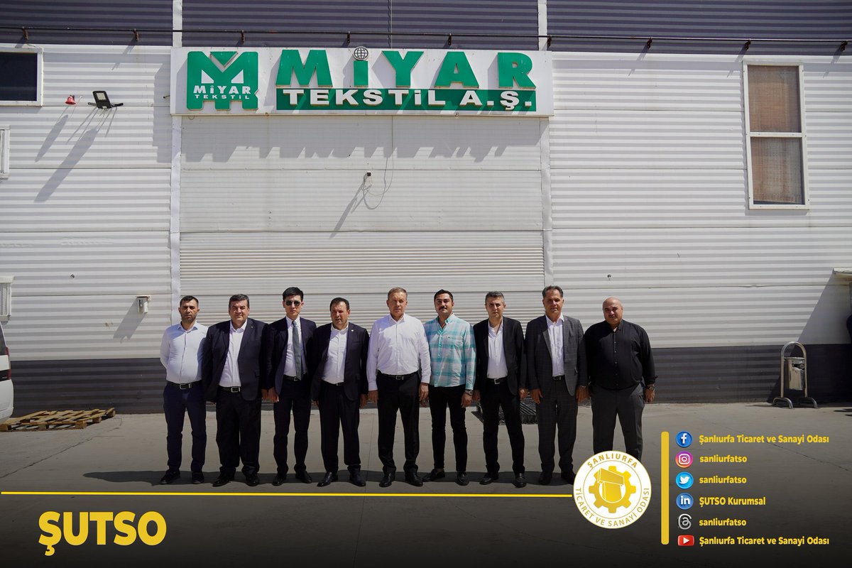Firmamızı ziyaret eden Özbekistan Sanayi ve Ticaret Bakan Yardımcısı Akram Aliyev, üst düzey yöneticileri ve ŞUTSO başkanımız <a href="/mdoganyetim/">Mehmet Doğan Yetim</a>’e teşekkür ederiz.