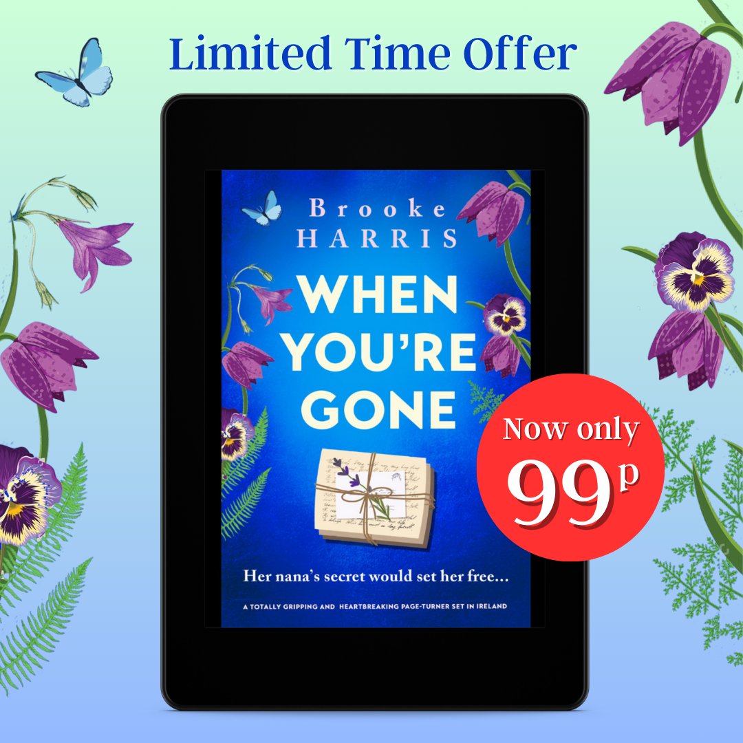 😍 For ONE DAY only, you can buy When You're Gone by <a href="/Janelle_Brooke/">Janelle Brooke Harris</a> for just £0.99 in the UK!

💙 Don't miss out and treat yourself to heartbreaking Irish fiction today: geni.us/629-pp-two-am

#ebooksale #womensfiction #emotionalfiction