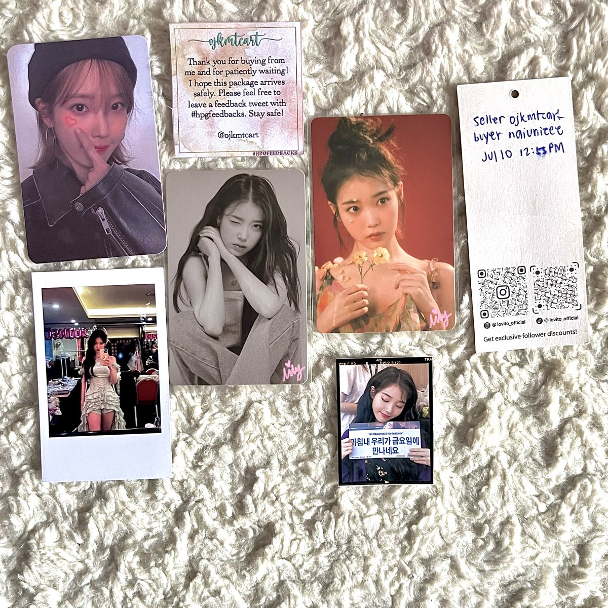 naiunieee's tweet photo. โ ห๏ฝกโเญจเญงห #naiuniecollects
the prettiest pocas to ever exist ๐ฅบ๐ฅบ๐ฅบ๐ฅบ no wordsโฆ
thank you so much po for the fast shipment & constant updates :> to more transactions in the future po ! ๐ซถ๐ป
๐ from @ojkmtcart #hpgfeedbacks https://t.co/pyqLKjBdyL