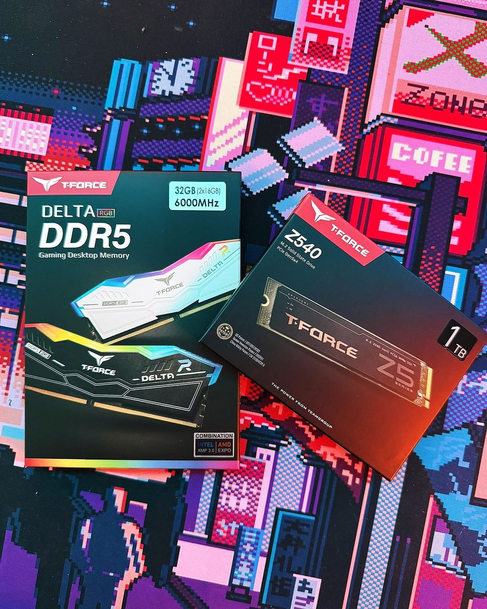 TeamGroup_JP's tweet photo. SSDとメモリはどっちが優先なのか👀
IGアカウント:@neptune_pcbuild.
#deltaddr5 #TEAM #tforce #DDR5 #ssd https://t.co/XWNAYhXnWF