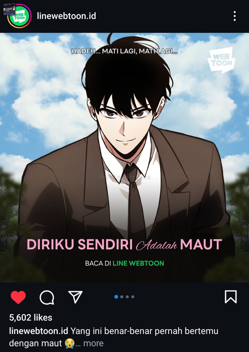Omnireaderfess's tweet photo. orv! kim dokja "maut teman baikku" https://t.co/fogUyh9ARh